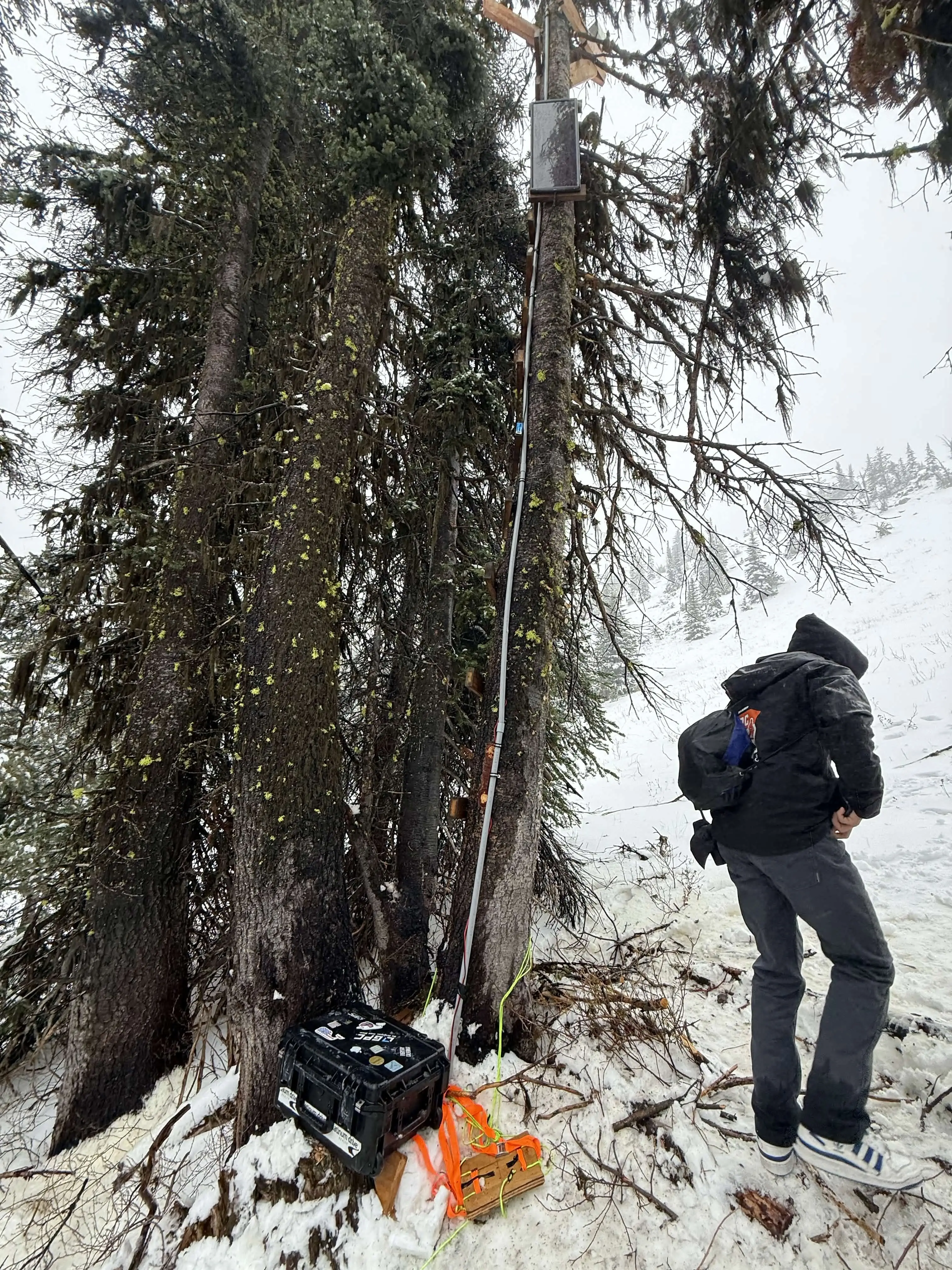 The Cascade Geomatics team in the field